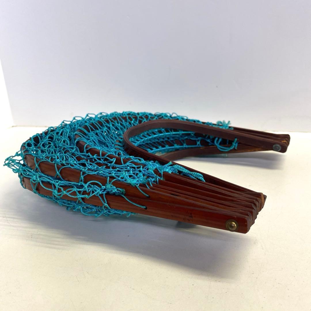 折りたたみかごバッグ 竹かごバッグ 昭和レトロ レア