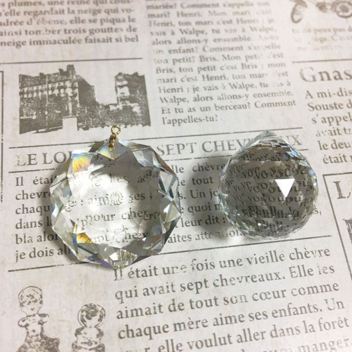 スワロフスキー サンキャッチャー✴︎色見本☆ピンク ブルー パープル オーロラ