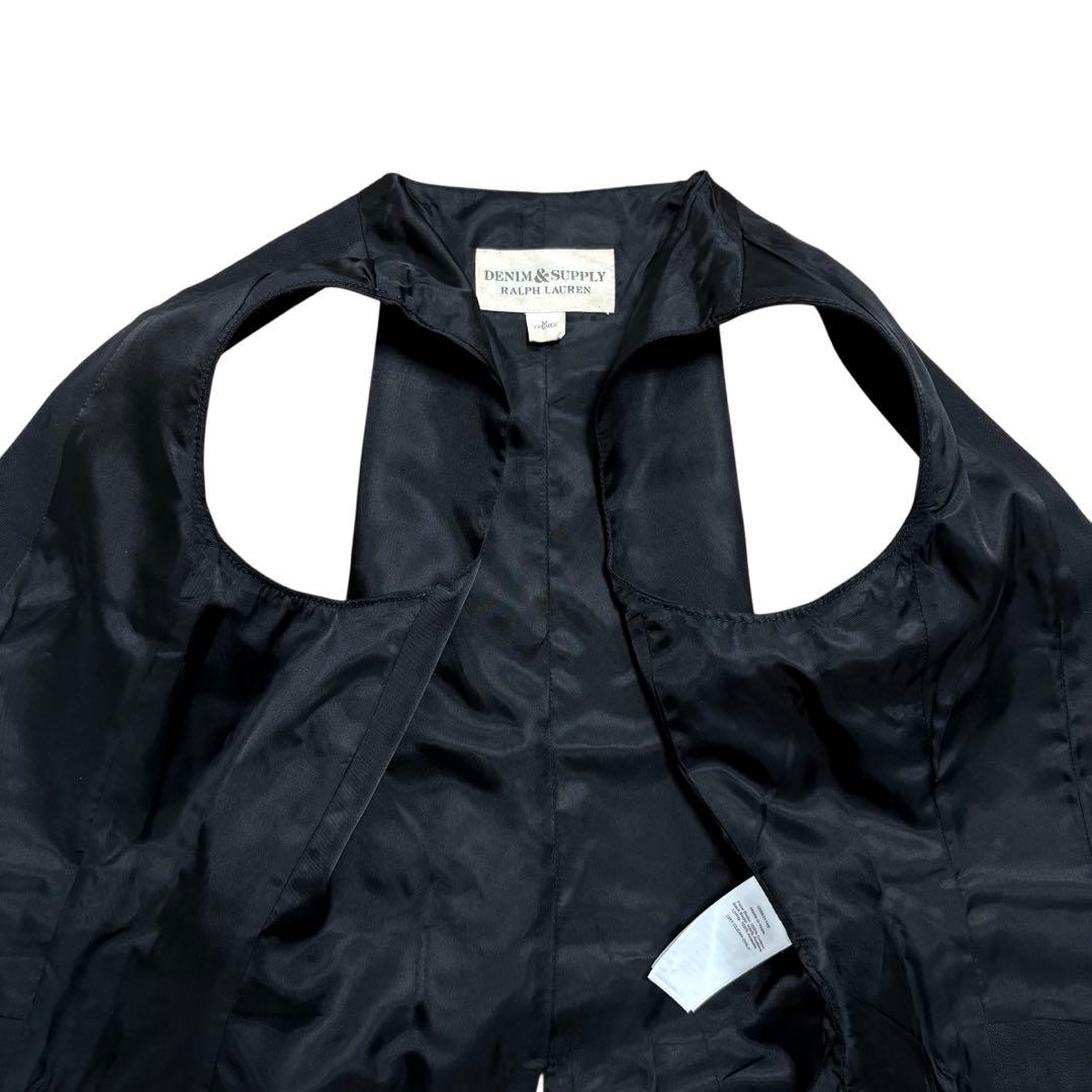 DENIM&SUPPLY RALPH LAUREN ベスト　ジレ　金ボタン　襟付
