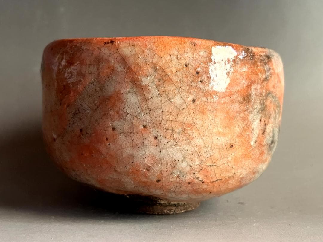 茶碗■古赤楽 松斎 古京焼 お茶道具 古美術 時代物 古陶器 骨董品■