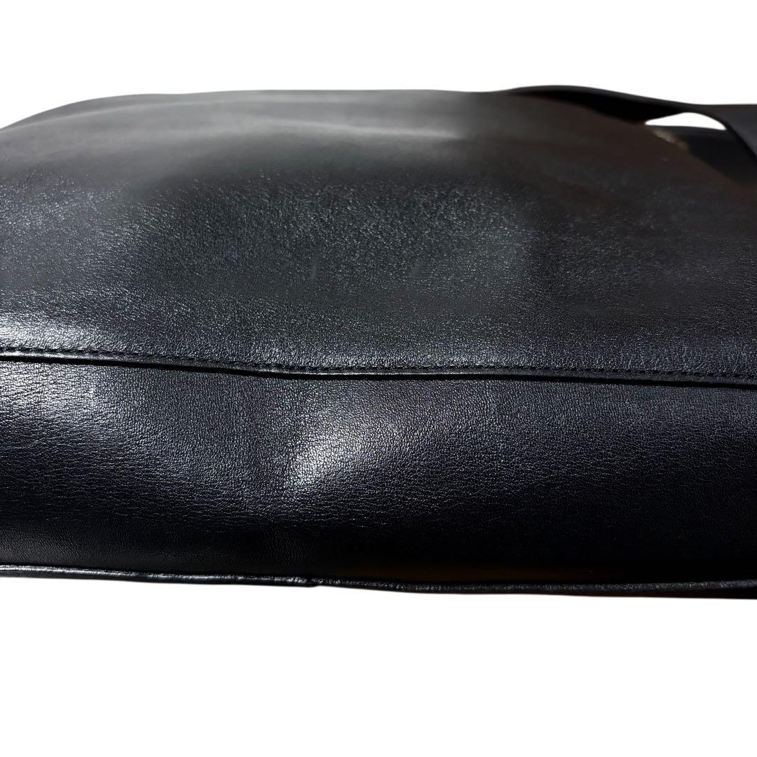 【希少 美品】オールドコーチ 9177 黒 ショルダーバッグ A4可　ブラック