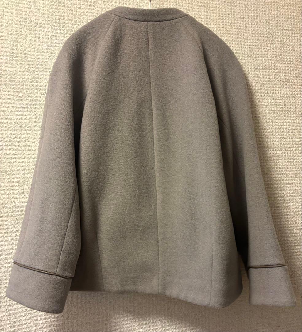 any SiS ノーカラーショート コート