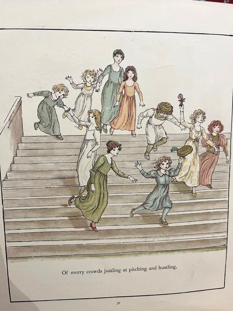 NO.154 古書 アンティーク洋書 絵本　ケイト グリーナウェイ