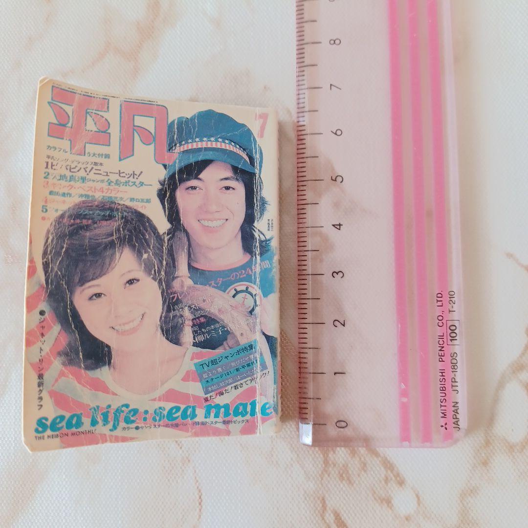 ミニチュア 昭和レトロ 1972年平凡の本