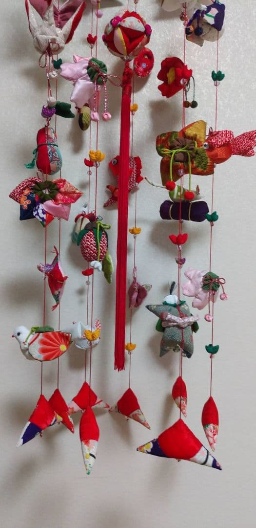 43新作！さげもん　吊るし飾り　吊るし雛  豪華9連　125㎝