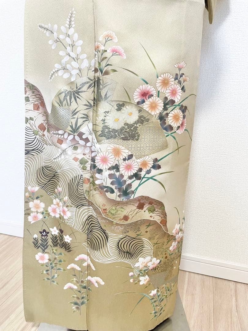 訪問着　フルセット　着物　帯　帯締め　帯締め　70