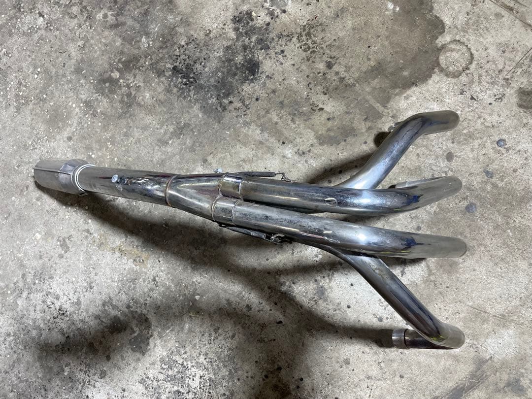 ゼファー400用　モリワキ　モナカマフラー　JMCA 当時物