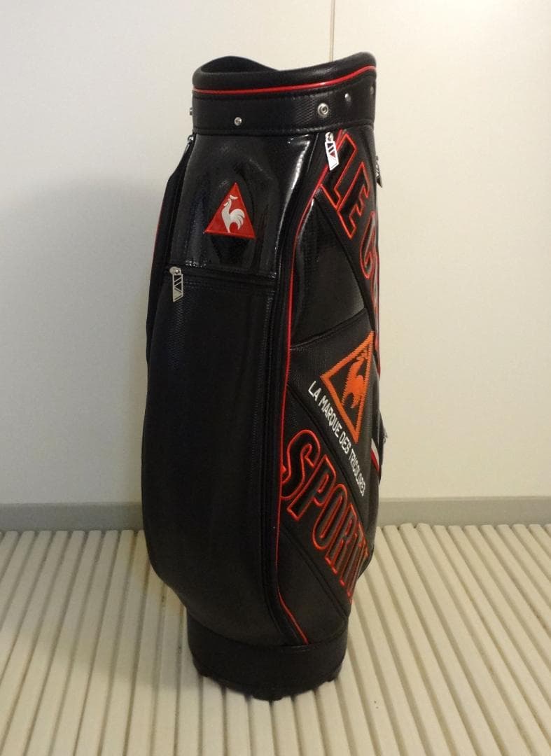 こ*ー様 ■ LE COQ SPORTIF ルコック キャディバッグ 黒/赤