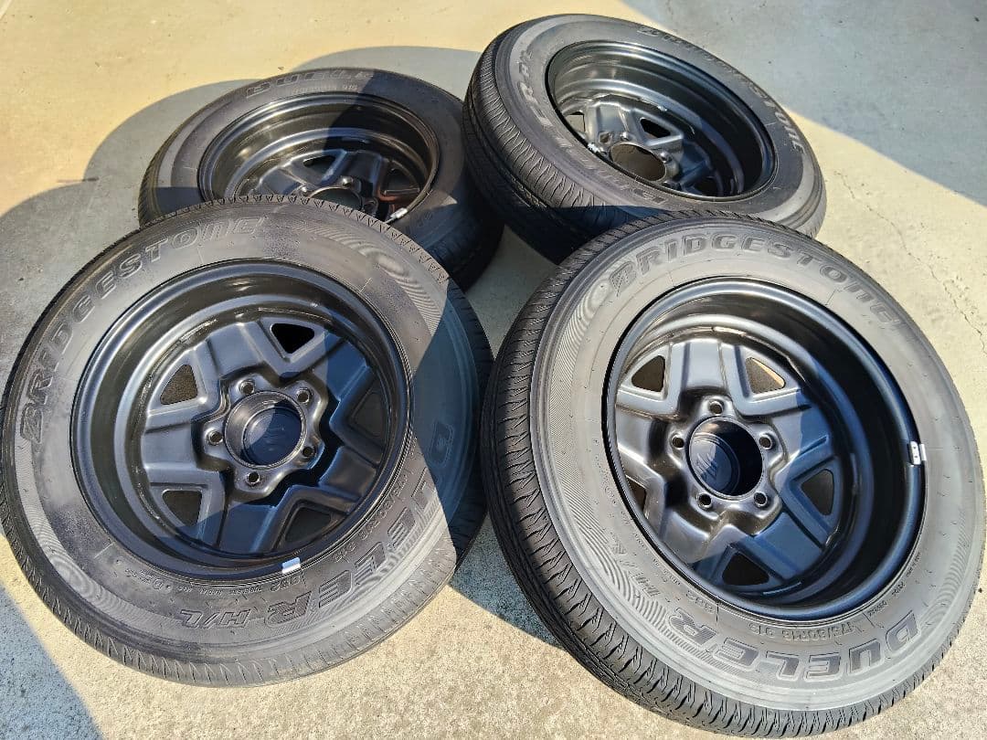ジムニーJB64　純正タイヤ、ホイール4本セット、 新車外し 、未使用