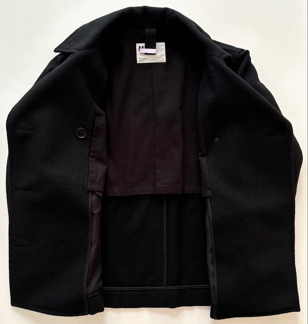 24AW MHL. メルトン ピーコート