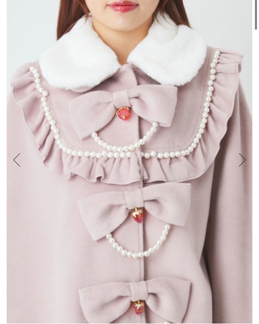 Ank Rouge☆ストロベリーリボンポンチョコート