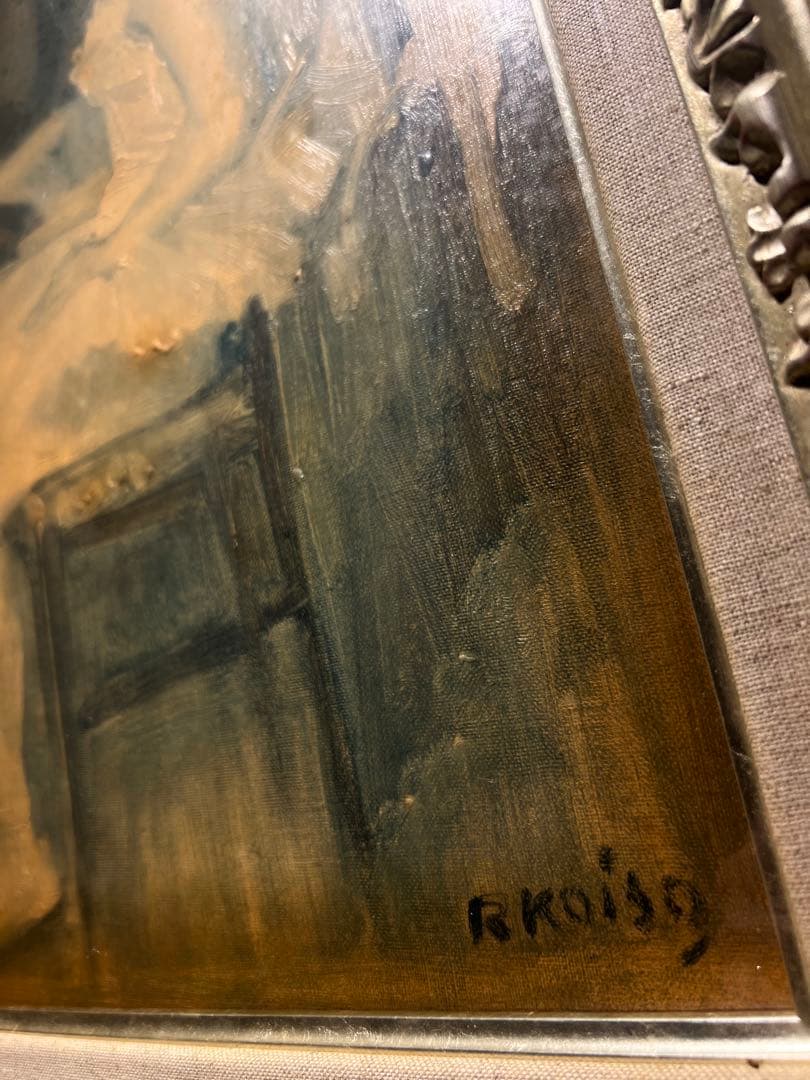 他の人発送×小磯良平　【踊り子】　高級複製 no1678