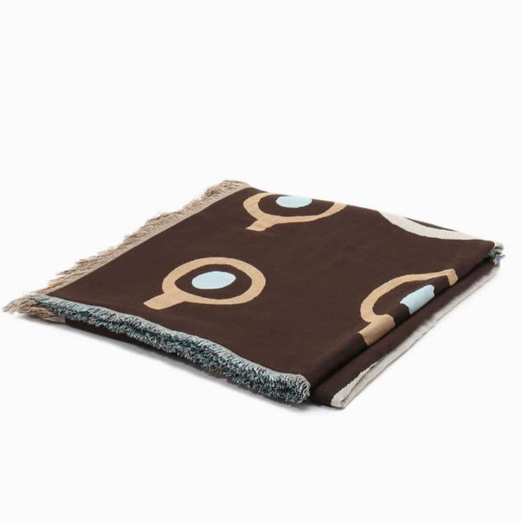 marimekko ムスタタンマ Mustatamma ブランケット 午年 馬