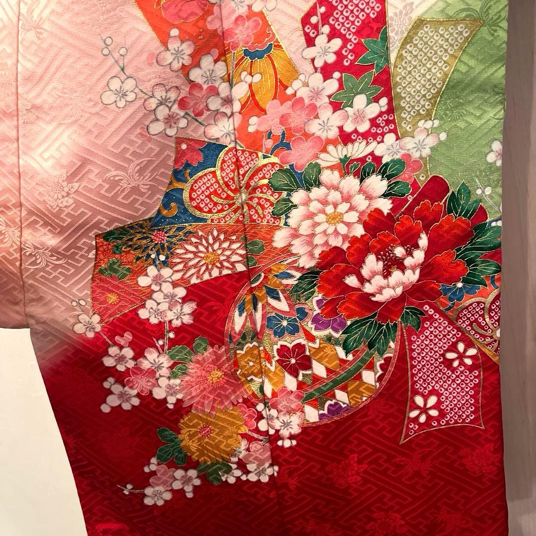 未使用品　女の子お祝着物　産着　七五三