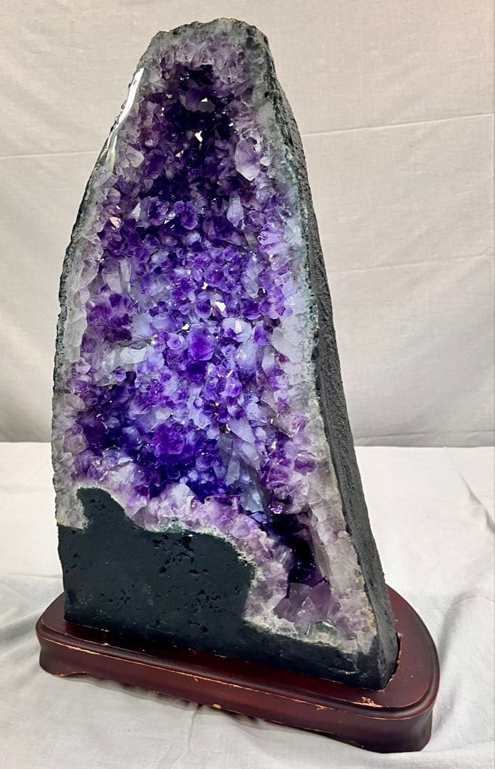 ② 大型 アメジスト クラスター 紫水晶 原石