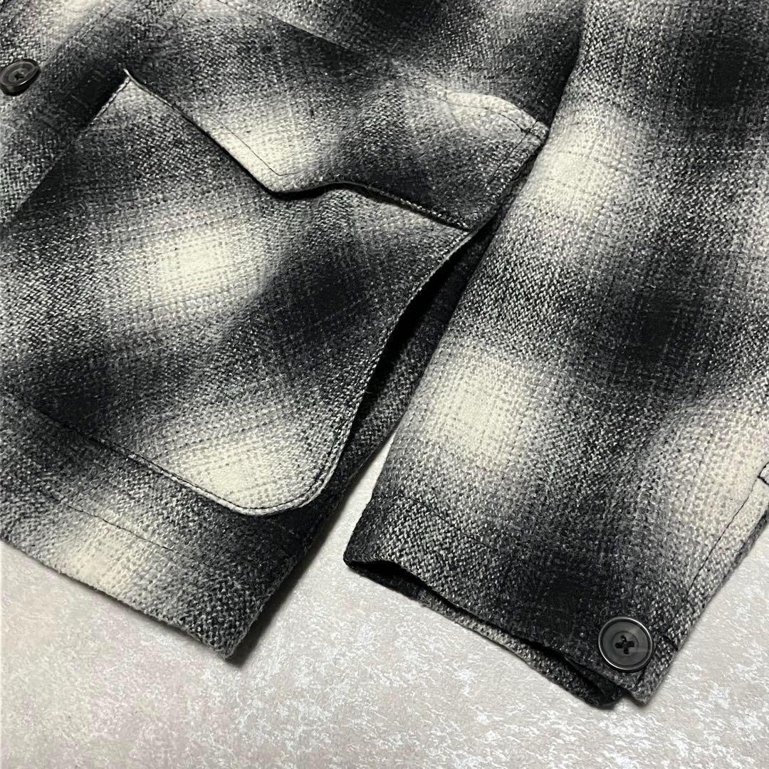 ジャケット・アウター 90s vintage ombre shadow check jacket