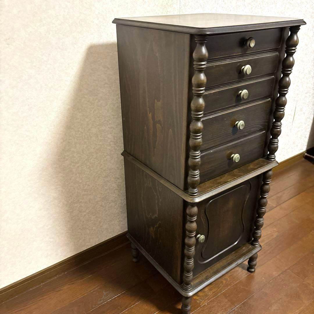 【良品】アンティーク チェスト キャビネット