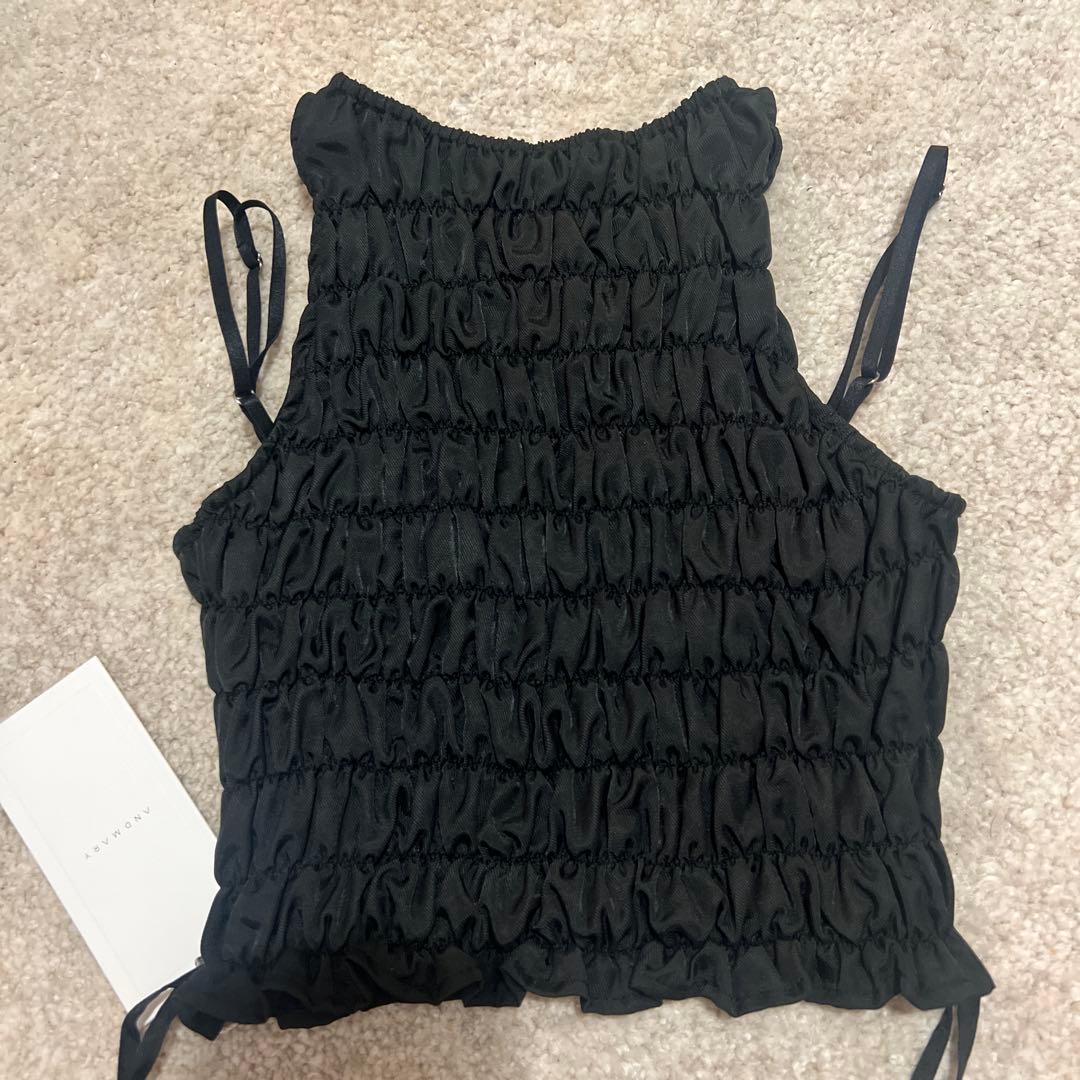 andmary メイシャーリングトップス