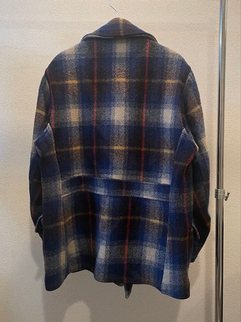 ヒコガメ【美品】40s SPORTCLAD チェック柄 ウール ピーコー