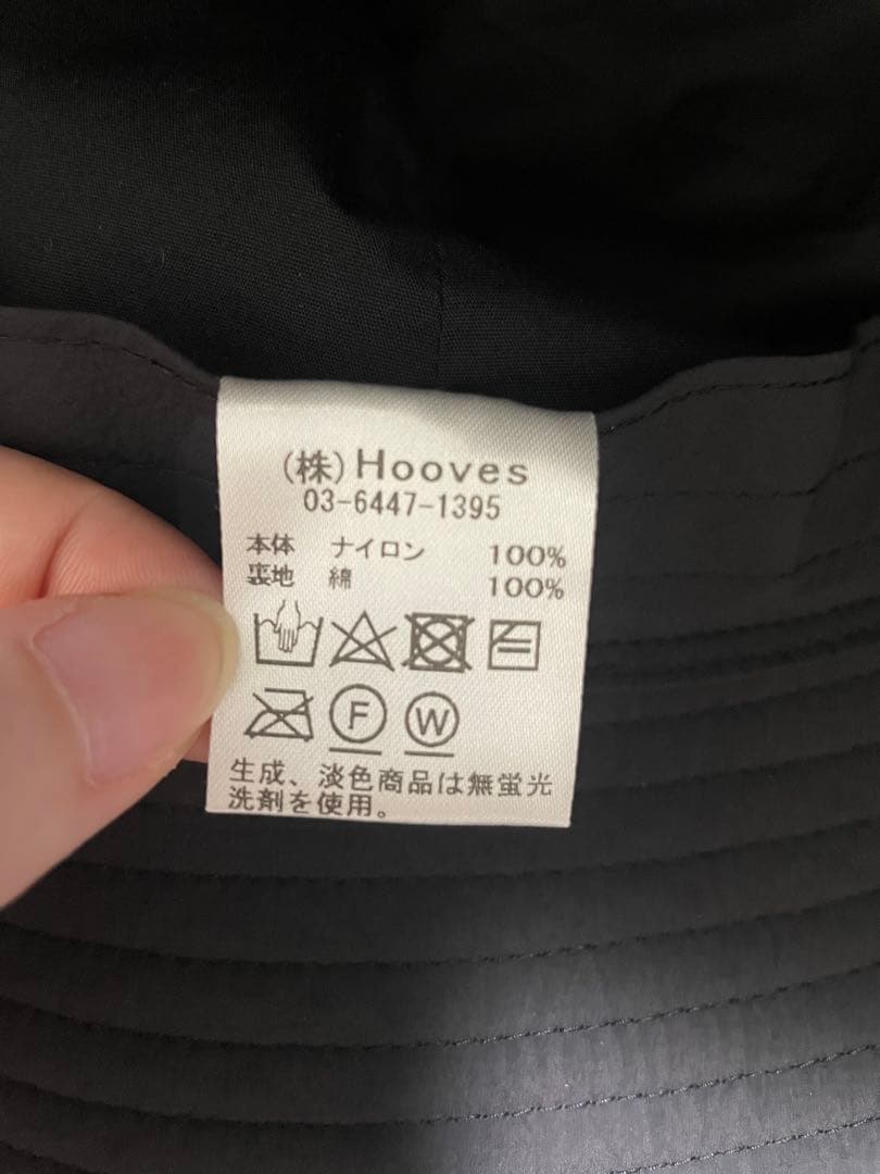 iris47 petal hat ブラック　美品