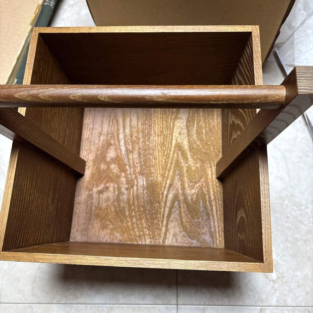 茶道具　箱炭斗　火箸セット