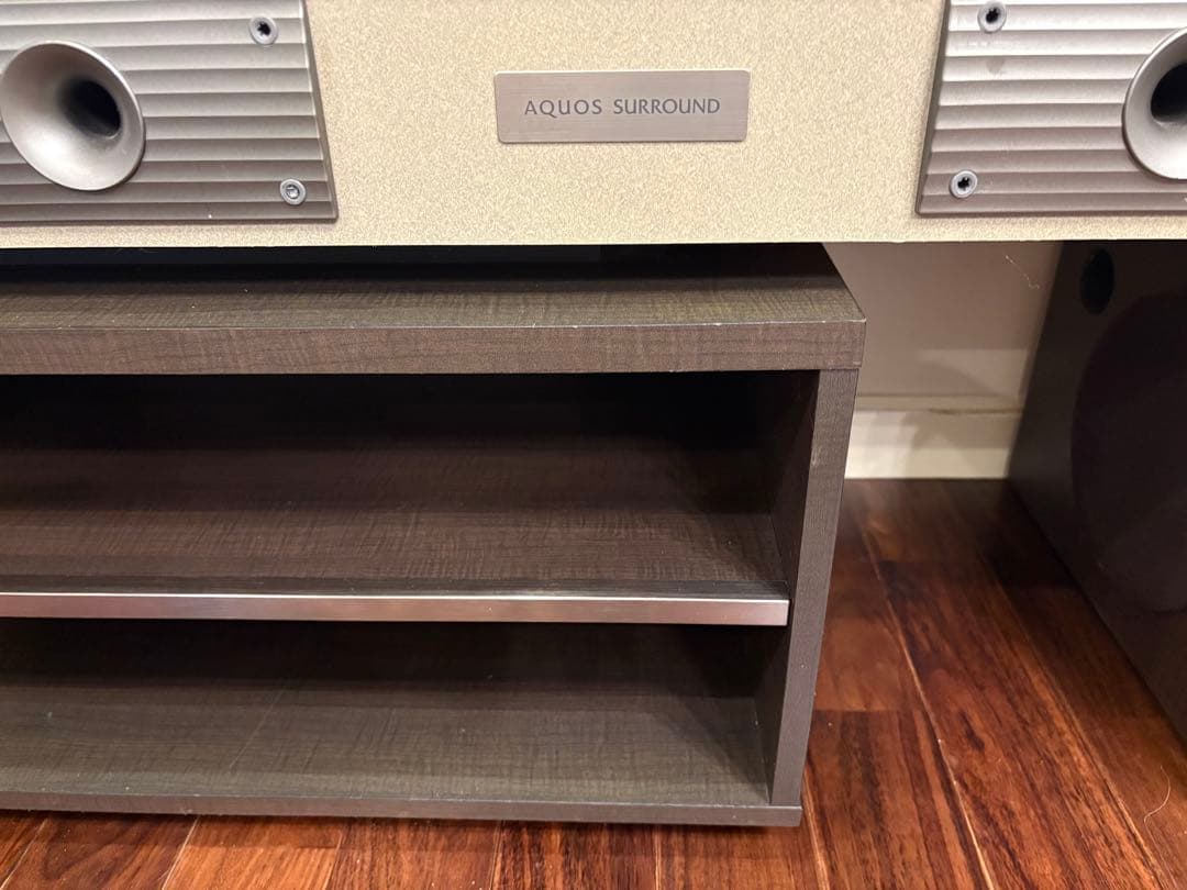 サブウーファー内蔵シャープシアターサラウンドテレビ台AN-ACY1リモコン付