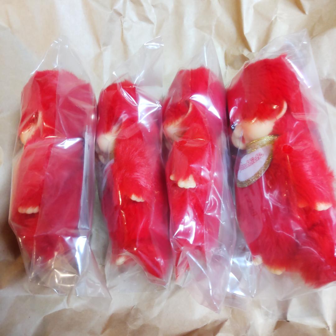 キデイランド限定 モンチッチ 80周年 キーチェーン 男の子 女の子のペア２組