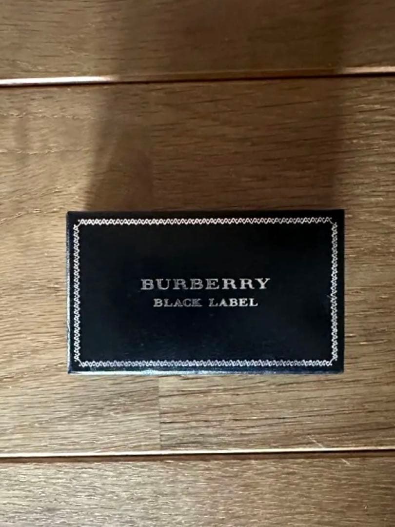 【美品】BURBERRY BLACK LABEL ネクタイピン 専用ケース付き