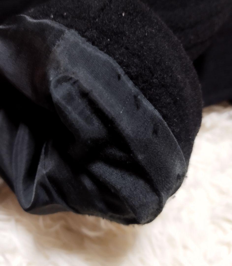  ×コムデギャルソン　ウールＰコート　黒　EUR50