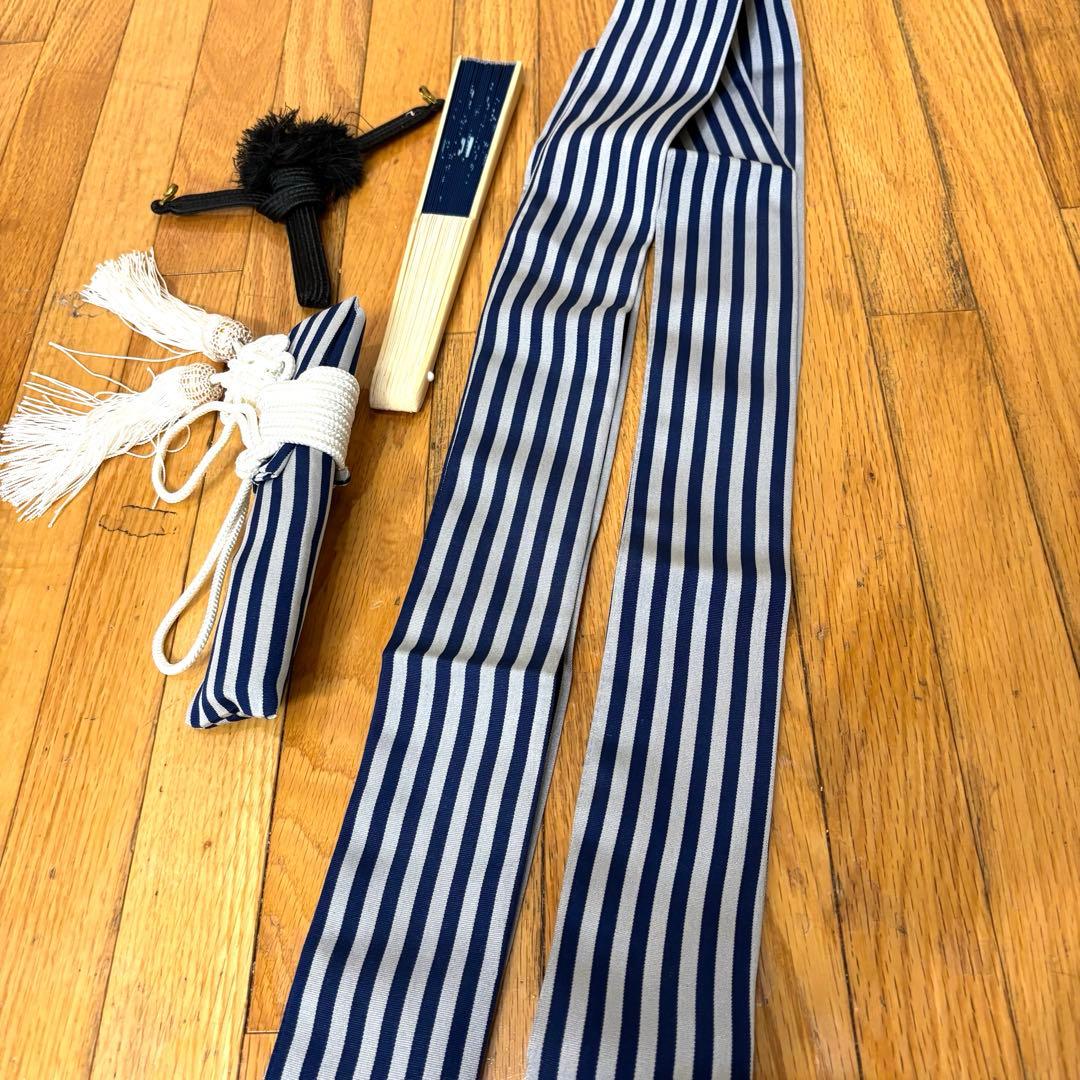 七五三 五歳‼️紺地鷹凛々しい金彩煌びやか❤️完全フルセット