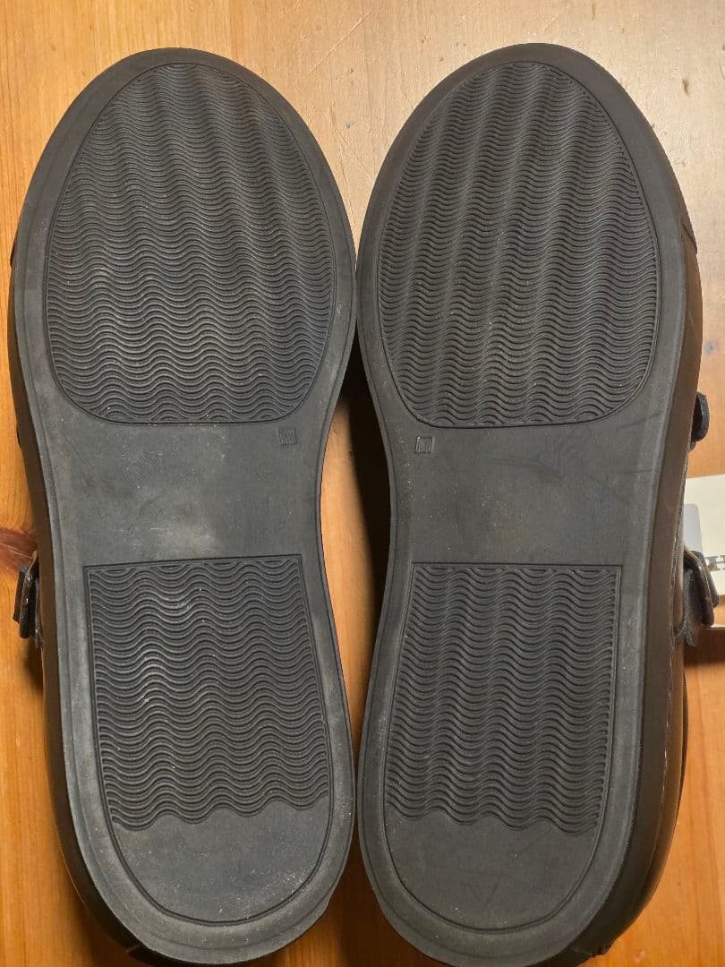 HILTON ブラック ダブルモンクシューズ 25.0cm