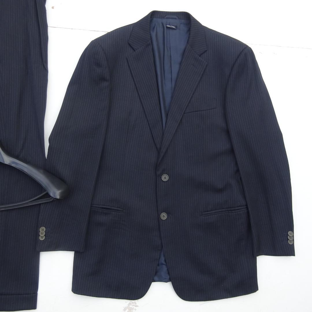 90sジョルジオアルマーニクラシコウールスーツセットアップ上下50ハンガー付き