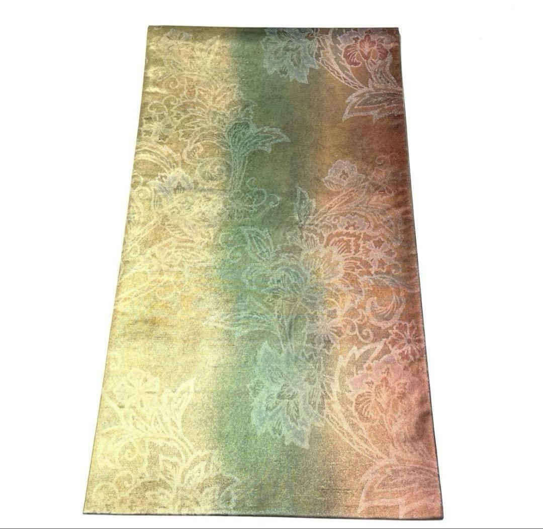 専用帯5931 5033 二点セット ●高級 正絹 古渡和更紗染帯 全通