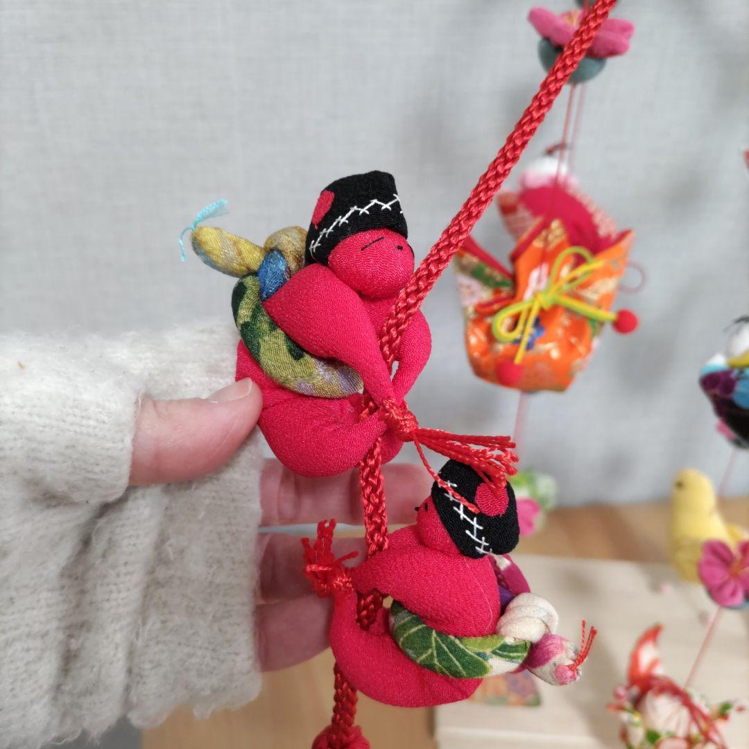 吊るし飾り❆*⁠♡✧　雛祭り♪⁠ヽ⁠(⁠・⁠ˇ⁠∀⁠ˇ⁠・⁠ゞ⁠)木目込み