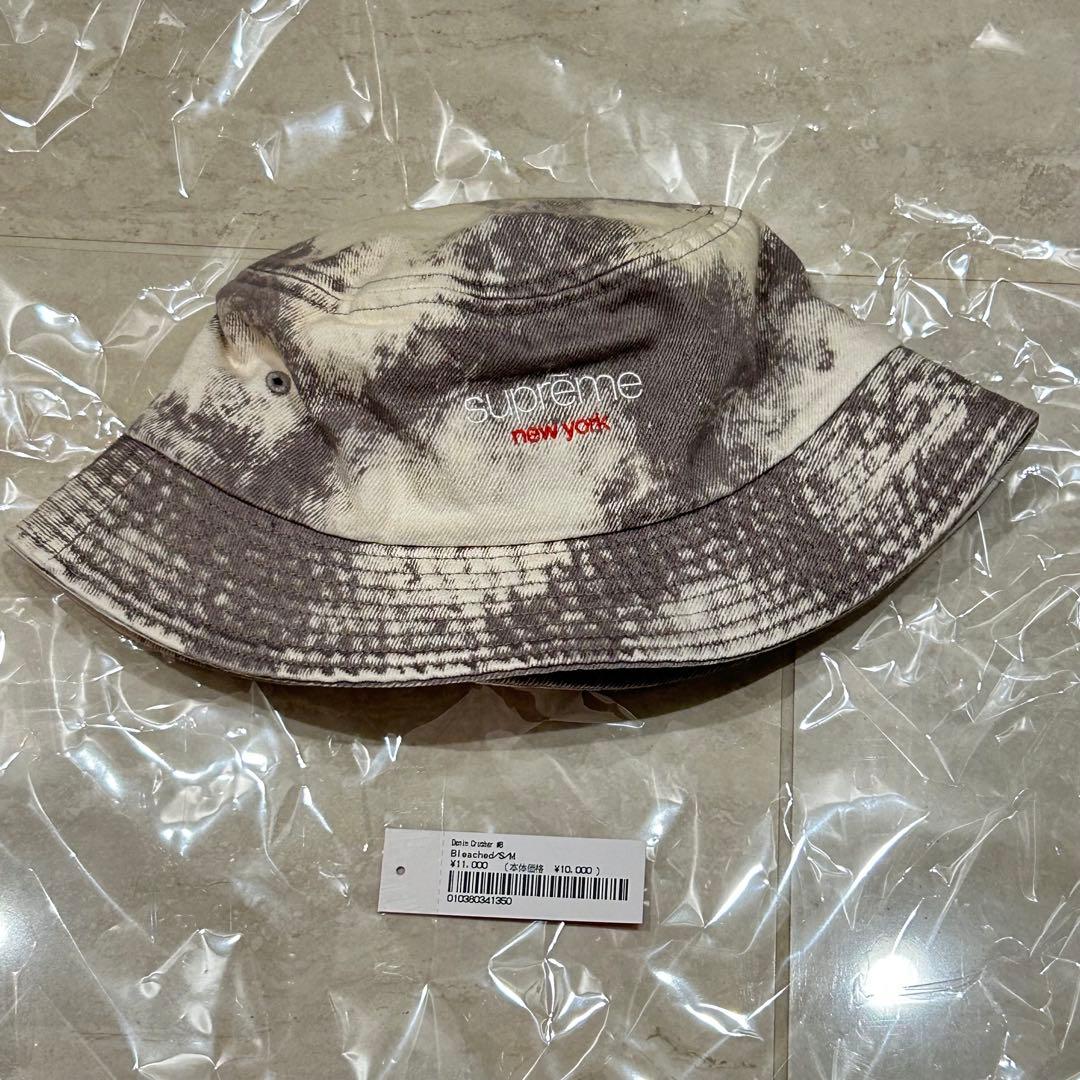 シュプリーム　デニムクラッシャー　ハット　S/M ブリーチ　Bleach