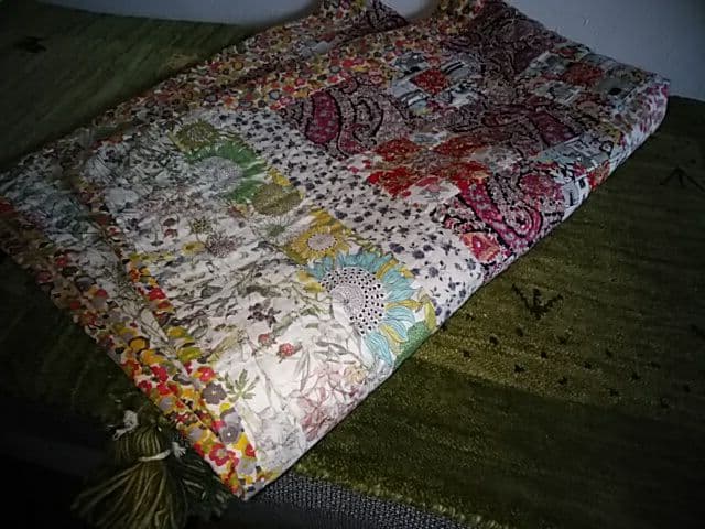 リバティ パッチワークフリーマット ハンドメイド