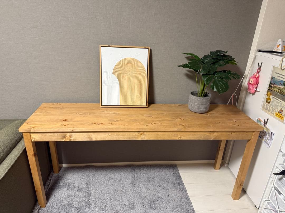 アンティーク風長机＊幅170cm＊デスク＊カウンターテーブル＊ワイドテーブル