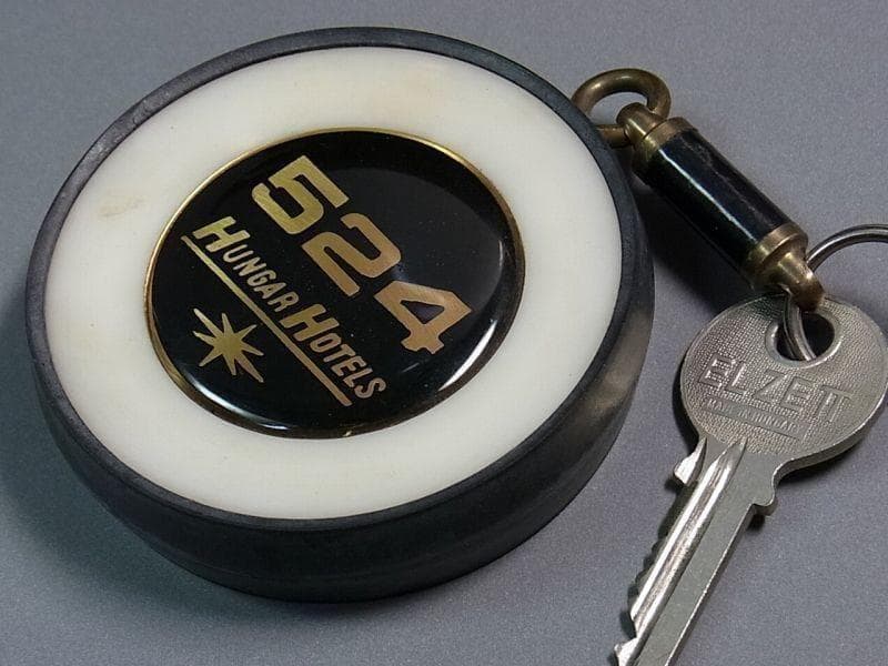 《東欧リゾート》ハンガリー ヴィンテージ バラトンフレド ホテルタグ＆キー