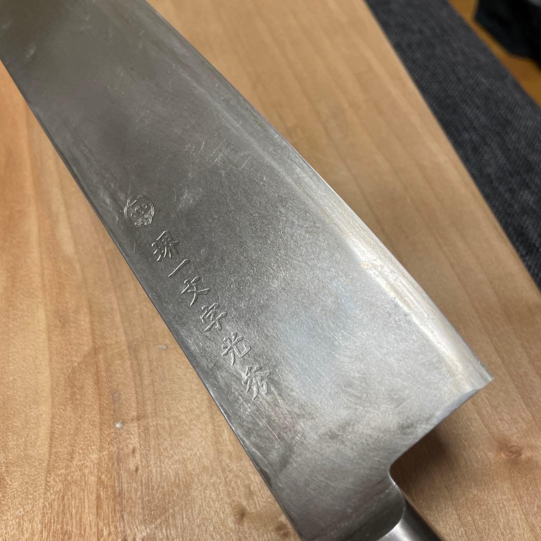 堺一文字光秀　青鋼　牛刀　尺