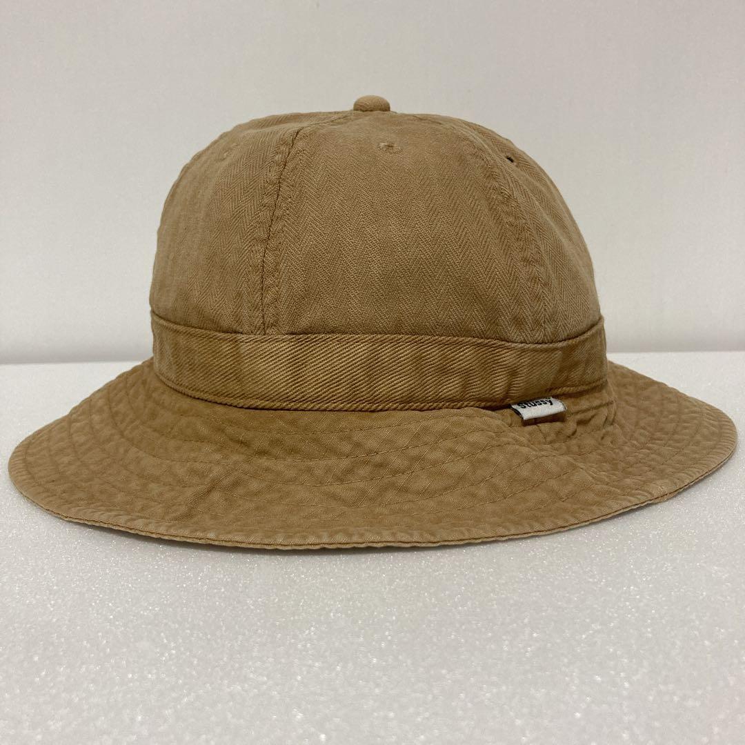 希少 激レア 90s old stussy クラッシャーハット アースカラー