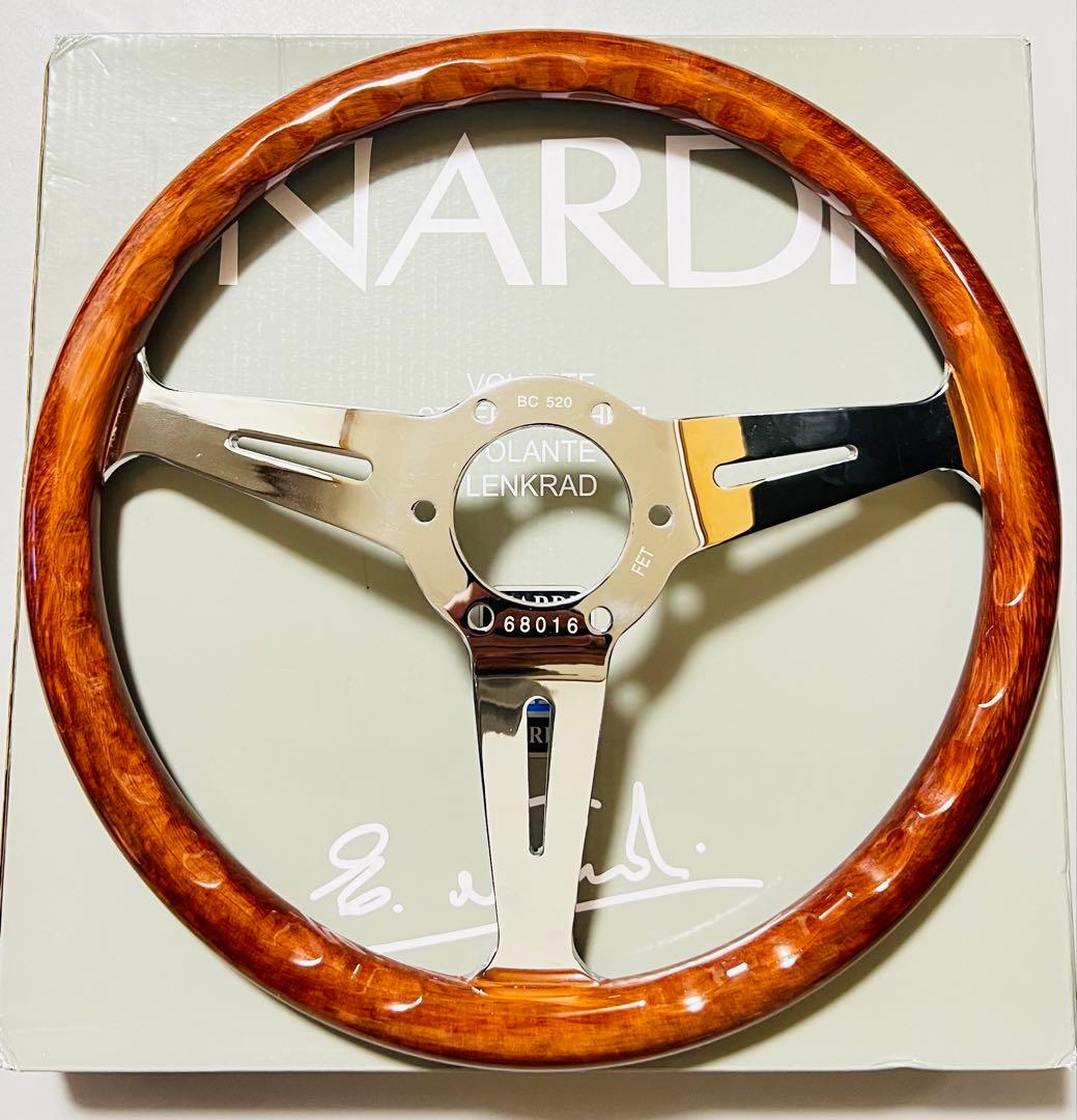【大特価セール】ナルディ（NARDI）クラシックウッドステアリング　14インチ③