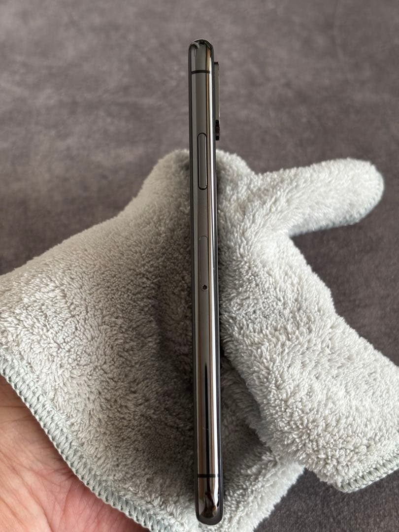 美品iPhone xs スペースグレー256GB SIMフリー最大容量100%