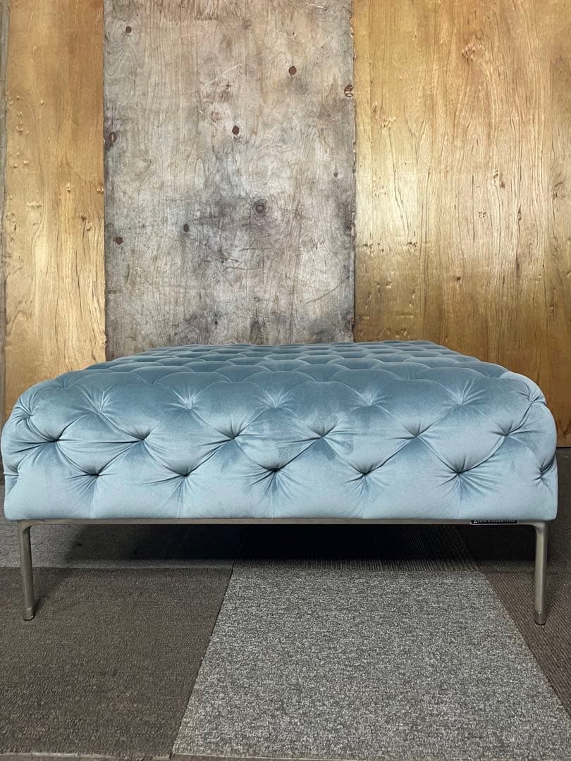 TOYO KITCHEN STYLE 集(つどい) オットマン ブルーグレイ