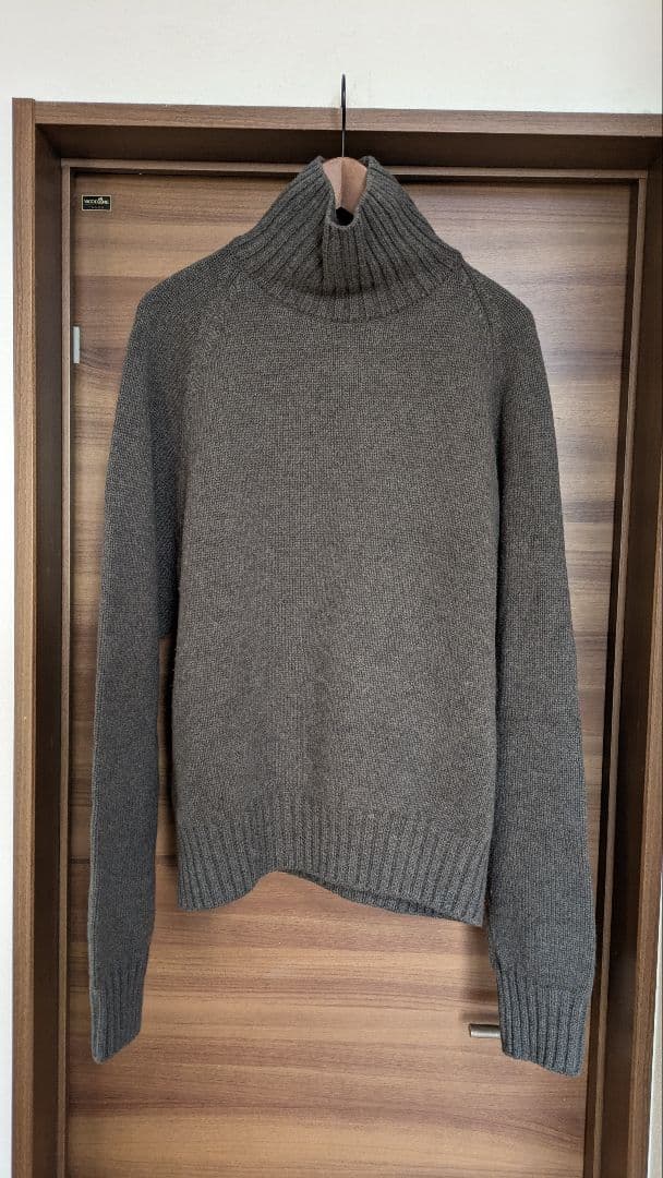 トップス stein EX FINE LAMBS LOOSE HIGH NECK KNIT