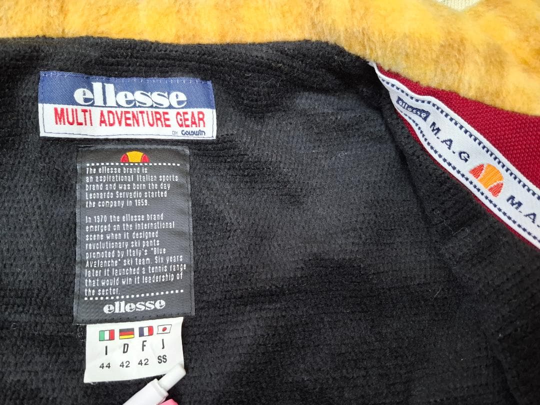 8AA1336 ellesseエレッセ mitral スキーウエア上下セット