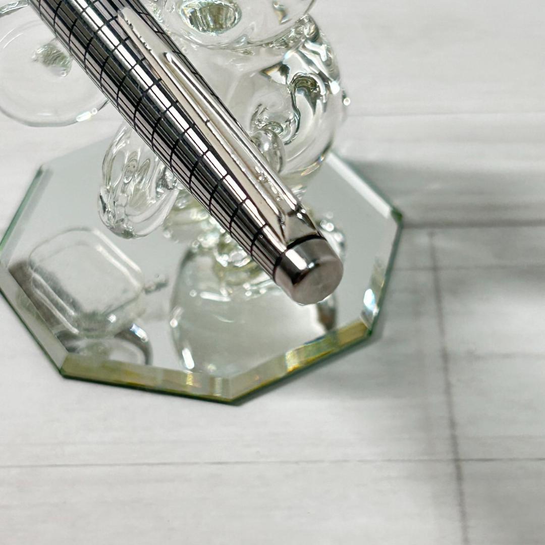 パイロット 万年筆 エリート シルバー格子 H675 18K F レア U128