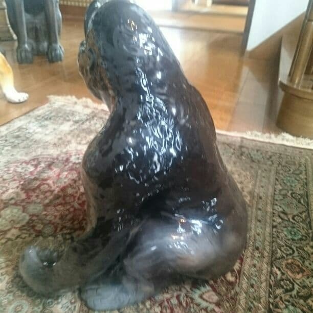 美品イタリア陶器ゴリラ価格相談宜しくです！