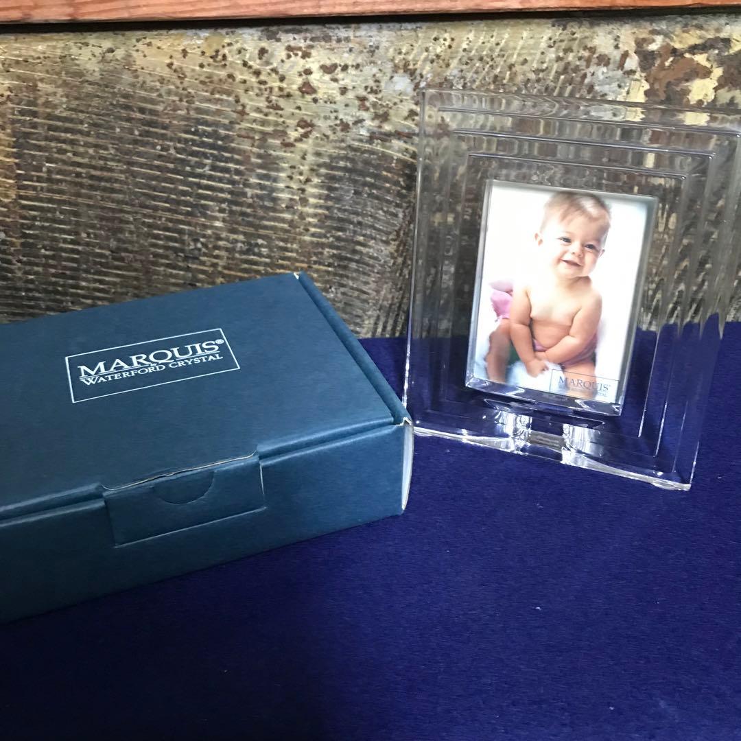 ウォーターフォード　  クリスタル　フォトフレーム　写真立て