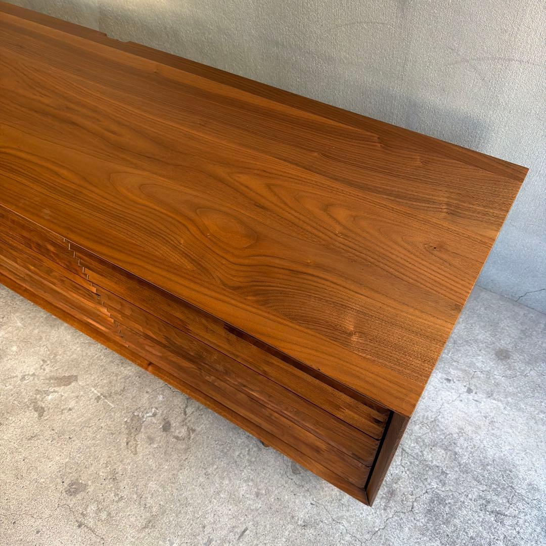 カリモク テレビボード ソリッドボード 無垢ウォールナット