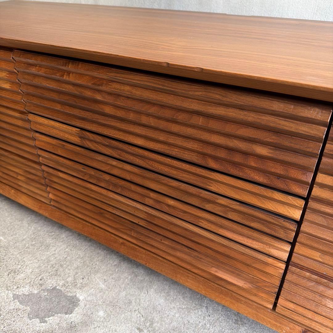 カリモク テレビボード ソリッドボード 無垢ウォールナット